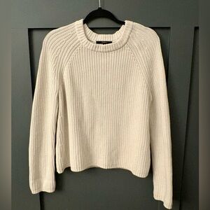 Quince Women’s Medium 100% Organic Cotton Knit Sweater Capsule Wardrobe Crewneck